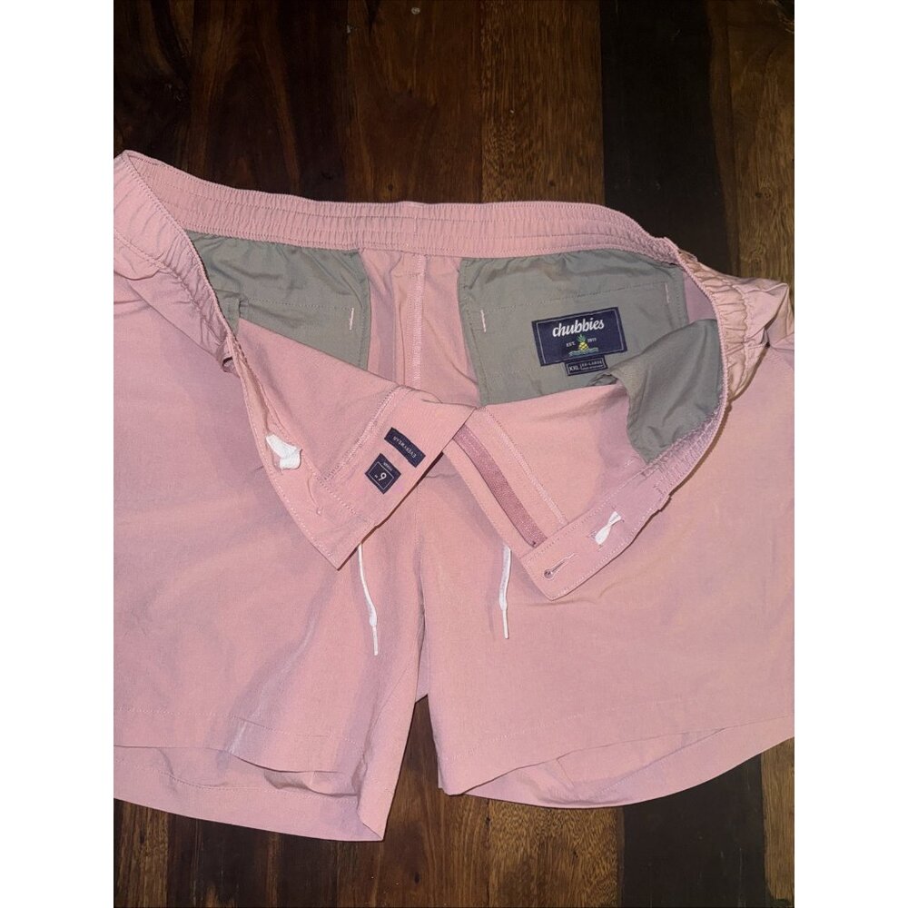 Chubbies Everywhere Shorts Men’s 2XL Light Pink 6" Casual Stretch - Picture 7 of 10